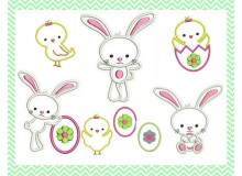 Stickdatei - Osterfreunde Appli